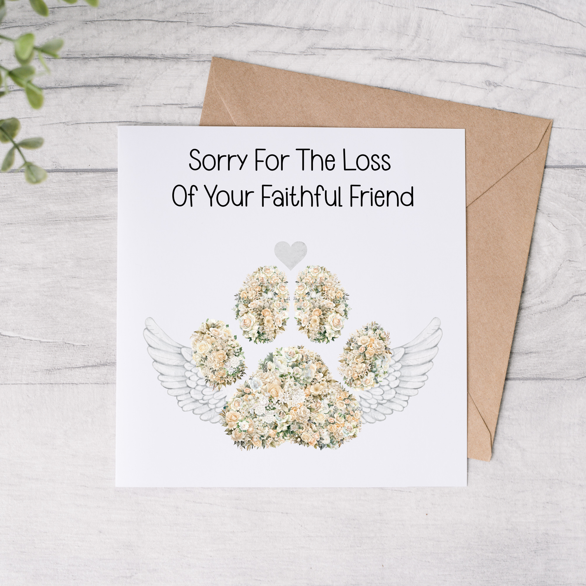 Pet Memorial Card - FREE Postage
