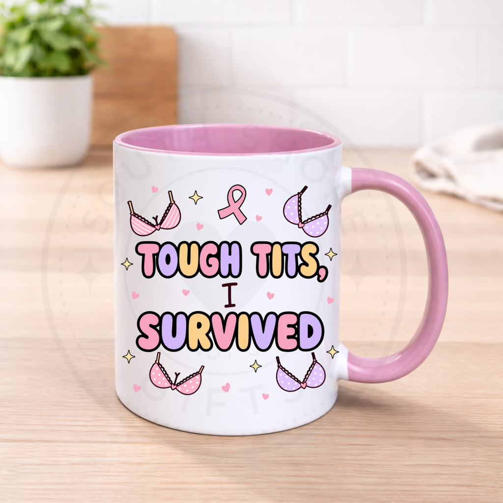 Breast Cancer Awareness Humour Mugs - Various Designs