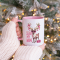 🦌 Sleigh My Name (Pink Deer Mug)