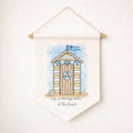 Beach Linen Hanging Pennant