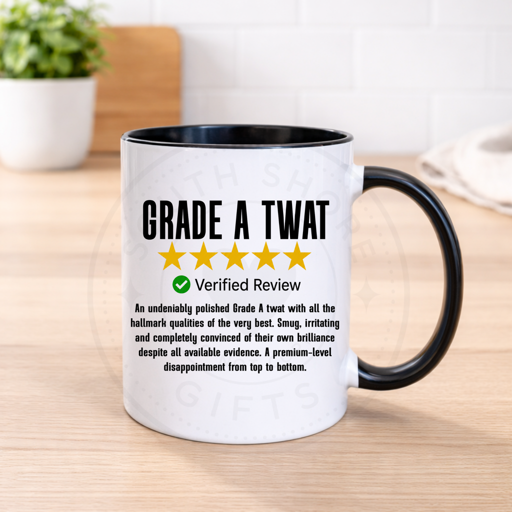 Verified Review Collection – Funny Sweary 11oz Ceramic Mug | Printed in House | Novelty Gift Mug | 30 Designs Available