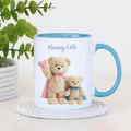 Mummy &  Me Teddy Mug – 11oz Ceramic - 2 Colour Options