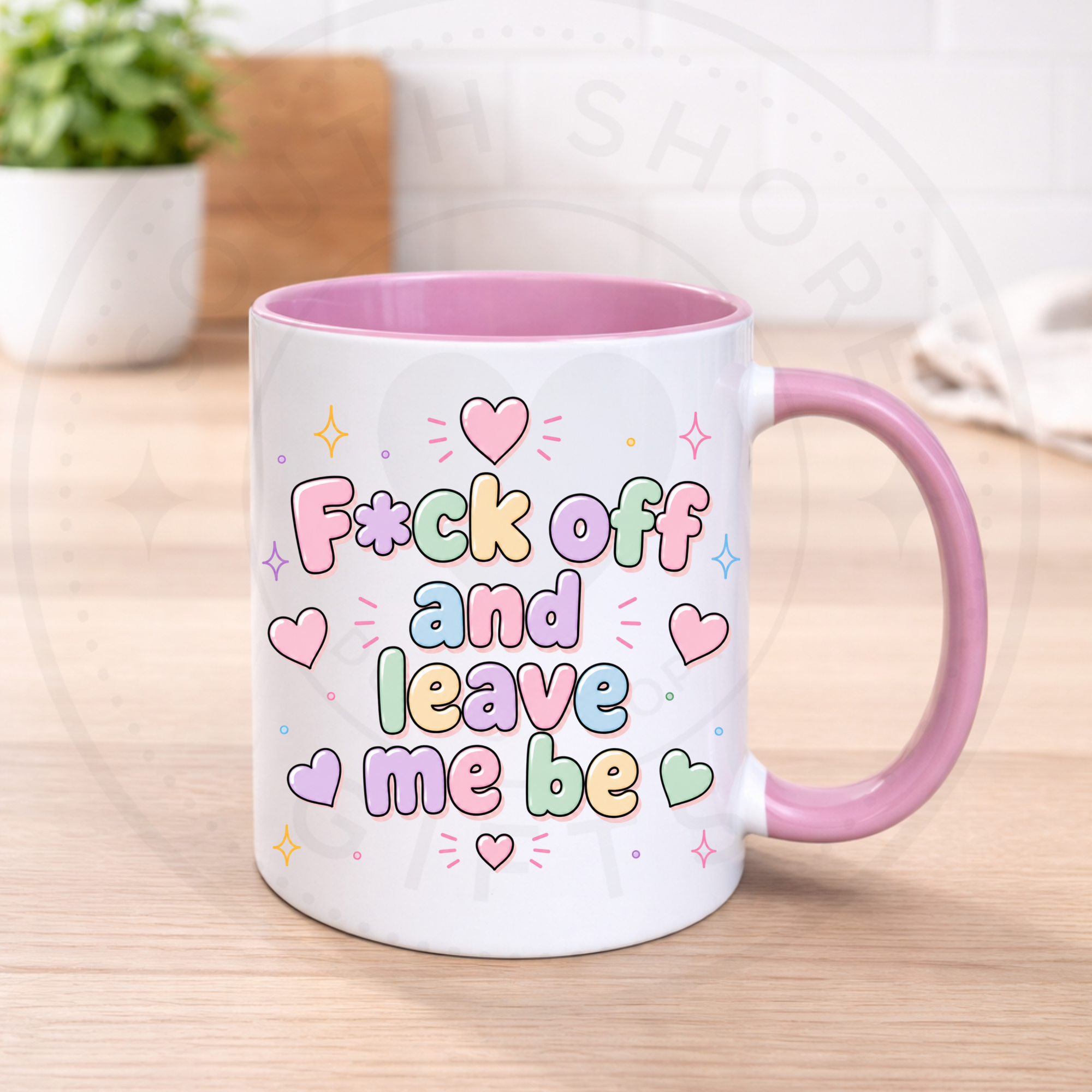 Funny Anti Social Sweary Coffee Mug | Rude Novelty 11oz Ceramic Mug | Printed in House | Gift for Introverts, Coffee Lovers & People Haters