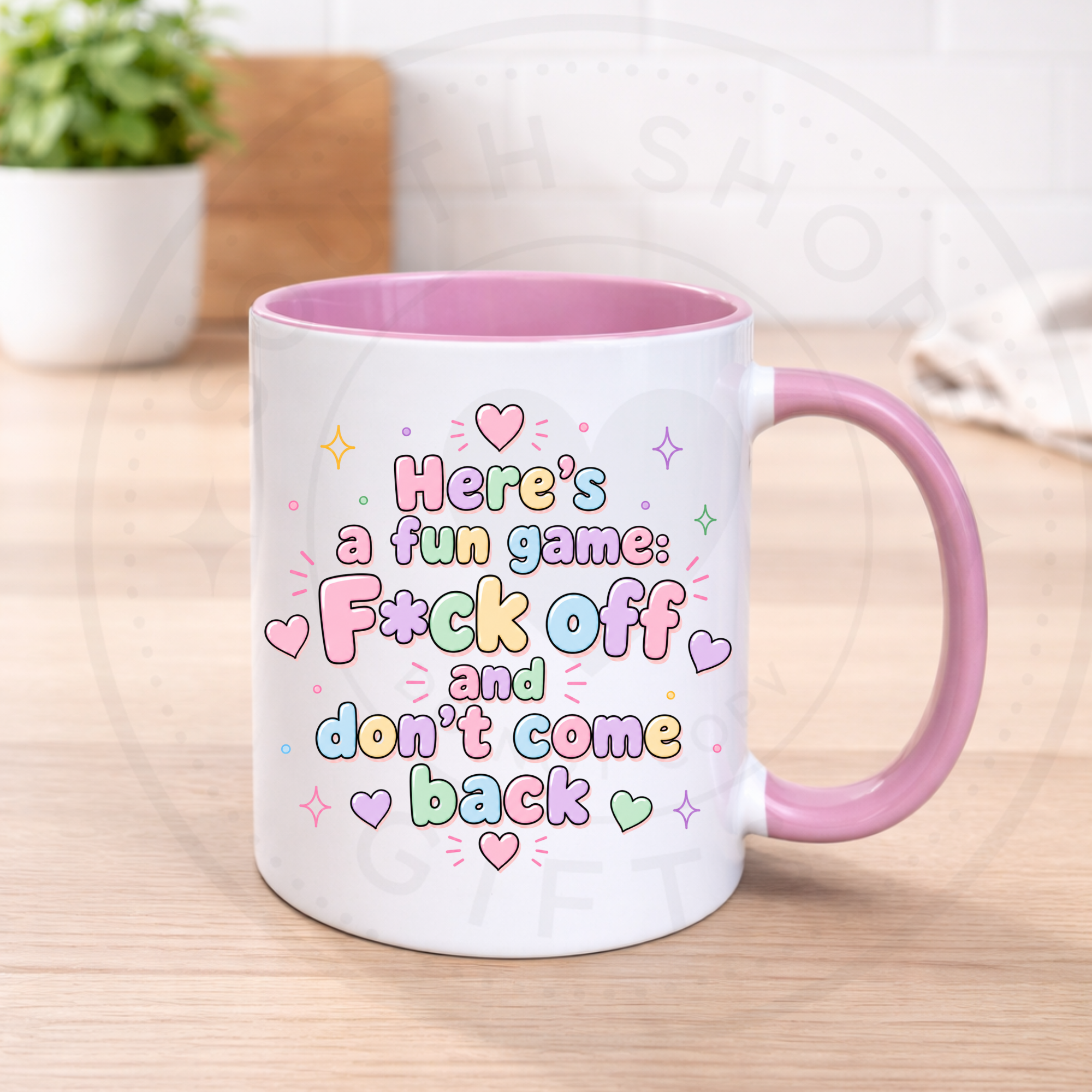 Funny Anti Social Sweary Coffee Mug | Rude Novelty 11oz Ceramic Mug | Printed in House | Gift for Introverts, Coffee Lovers & People Haters
