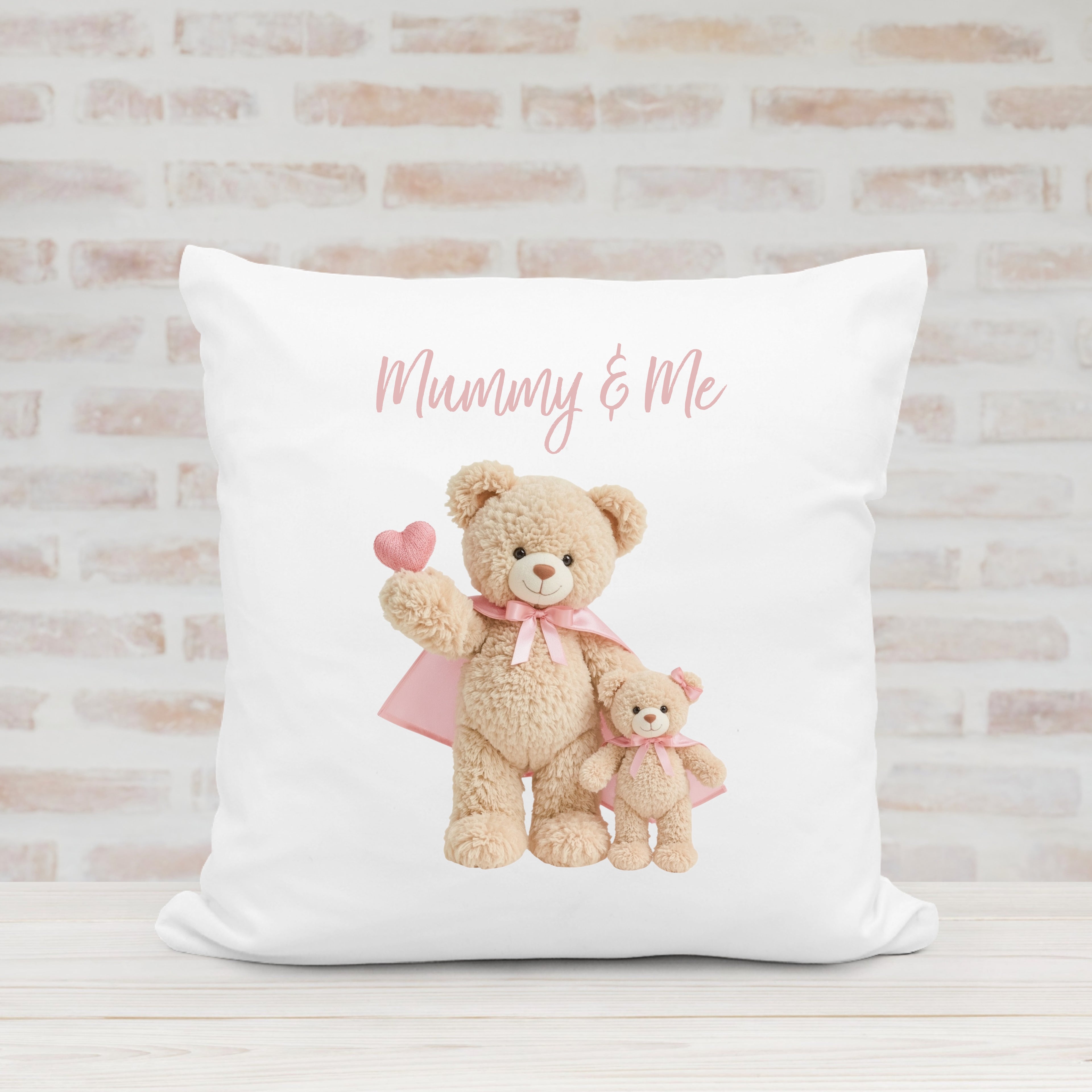 Mummy & Me Teddy Cushion – 40 x 40 cm