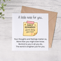 Friend Mental Health Cards - 4 Designs To Choose From - FREE Postage