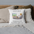 🛋️ Dad’s Seat Cushion 8 Design Options – Funny Sports Cushion Gift for Father’s Day