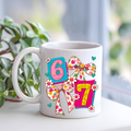 🎀 6-7 Floral Pop Mug (Cute Edition)