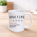 Funny 1 Star Review Mugs - 18 DESIGNS – Sarcastic Humour Coffee Mug | Adulting, Mum Life, Anxiety, Kids & Illness Joke Mug | 11oz Ceramic Gift