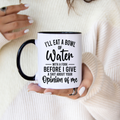 "Bowl of Water" Mug – For People Who Truly Don’t Care