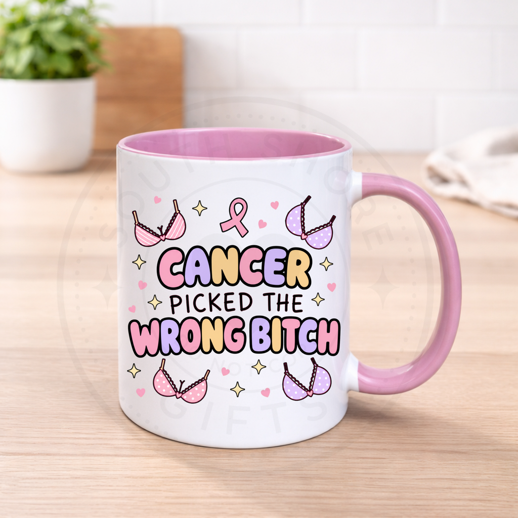 Breast Cancer Awareness Humour Mugs - Various Designs