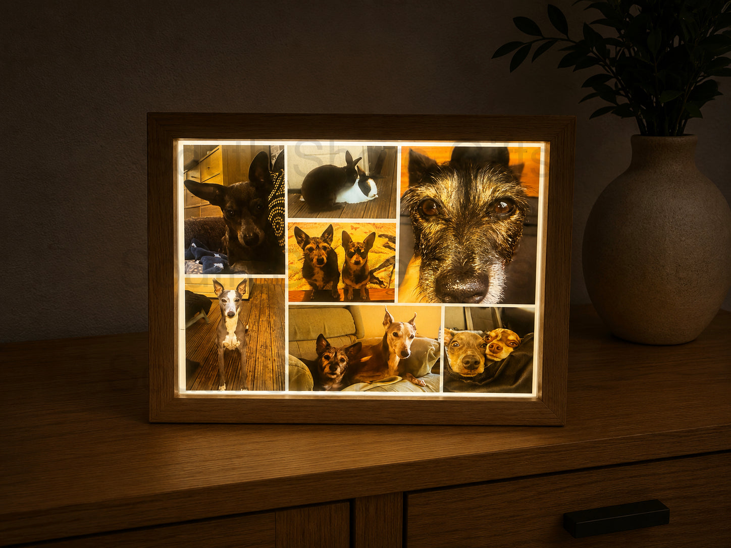 A5 LED Photo Upload Photo Frame – Personalised Light-Up Photo Display