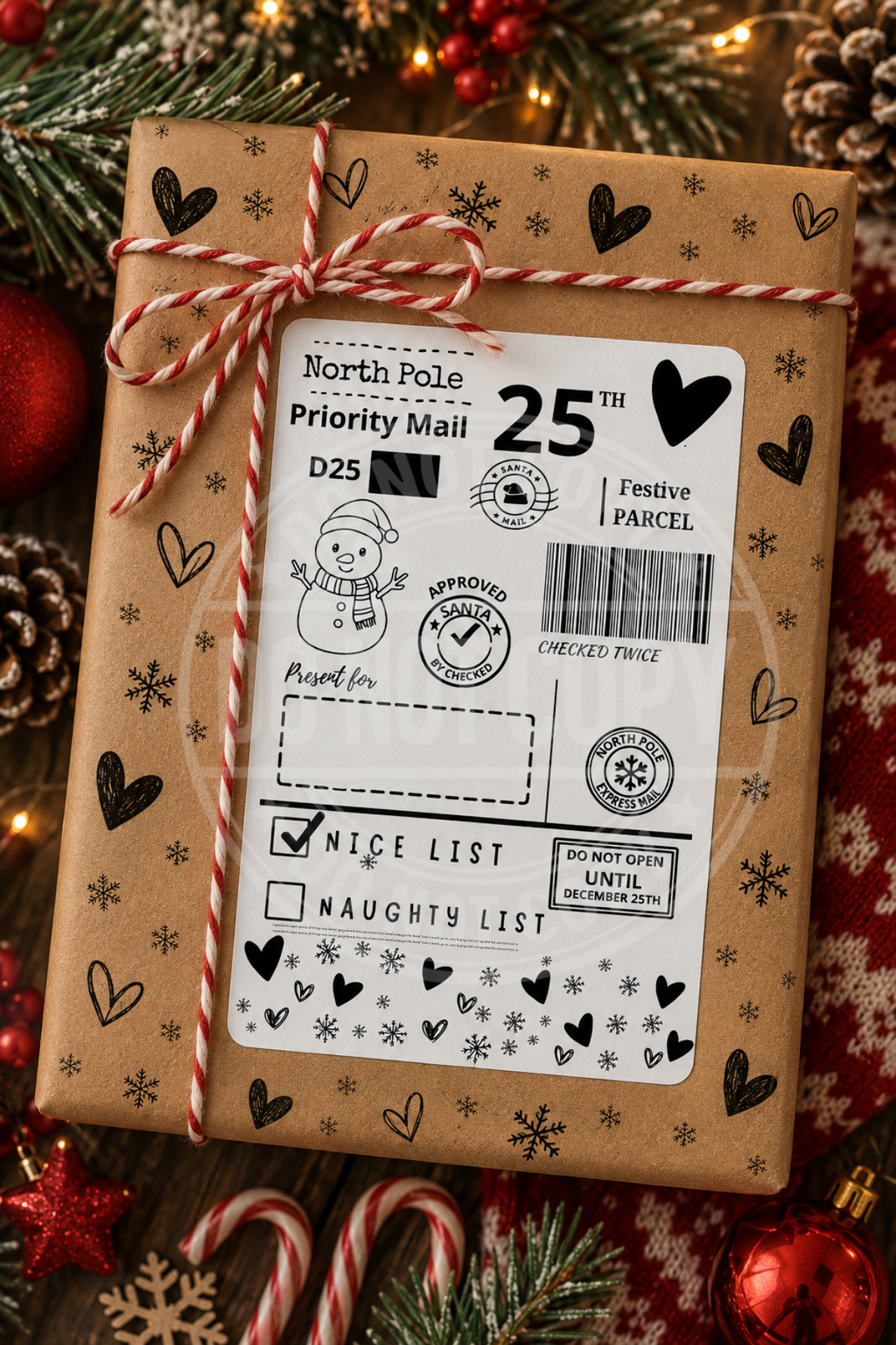 Christmas Gift/Parcel Labels