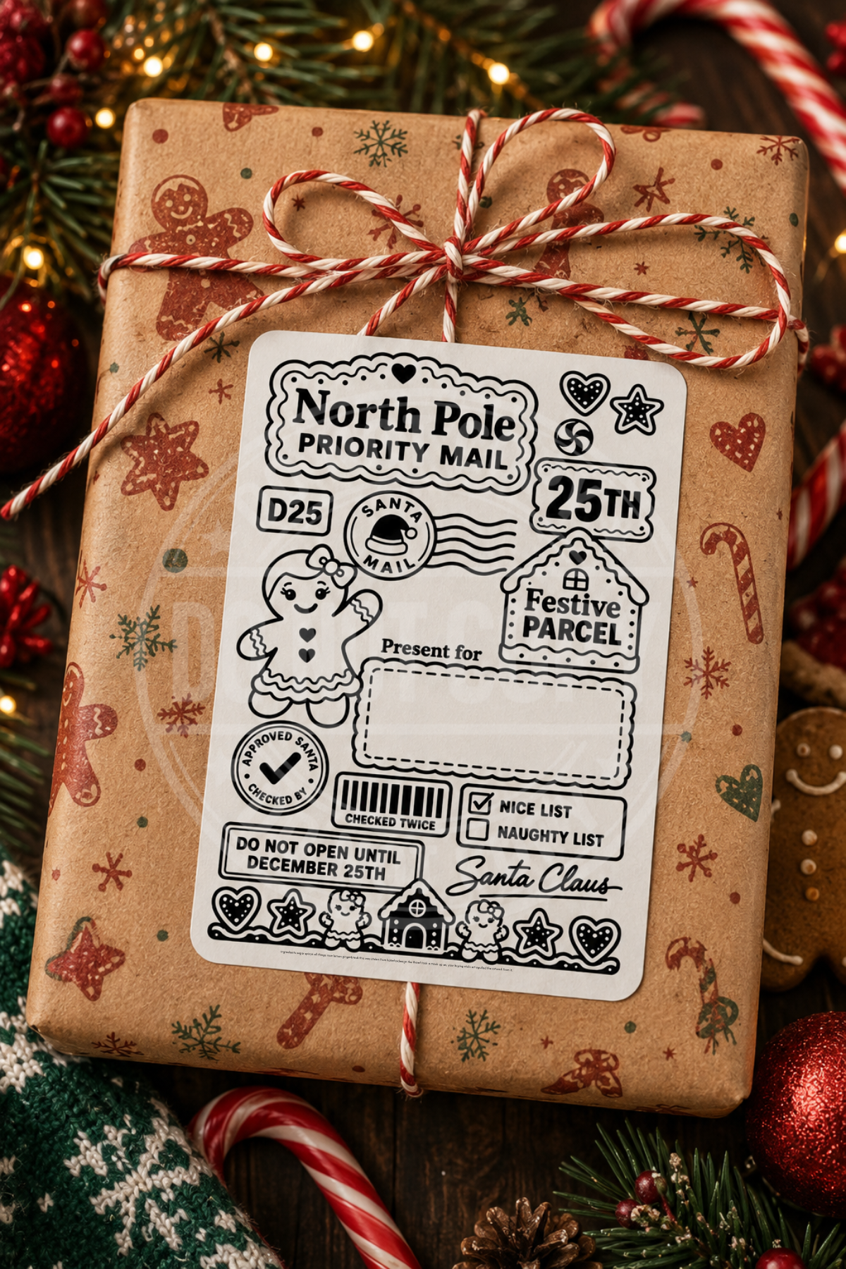 Christmas Gift/Parcel Labels