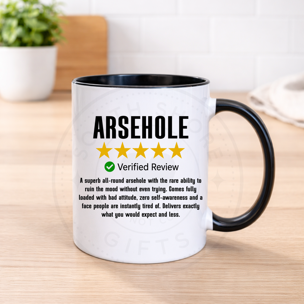 Verified Review Collection – Funny Sweary 11oz Ceramic Mug | Printed in House | Novelty Gift Mug | 30 Designs Available