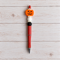 Pumpkin Novelty Beaded Pen