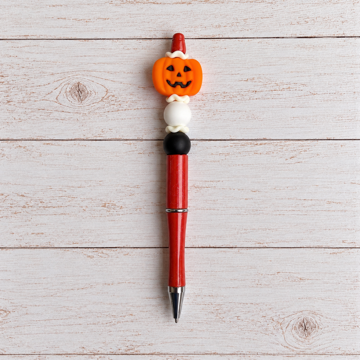 Pumpkin Novelty Beaded Pen