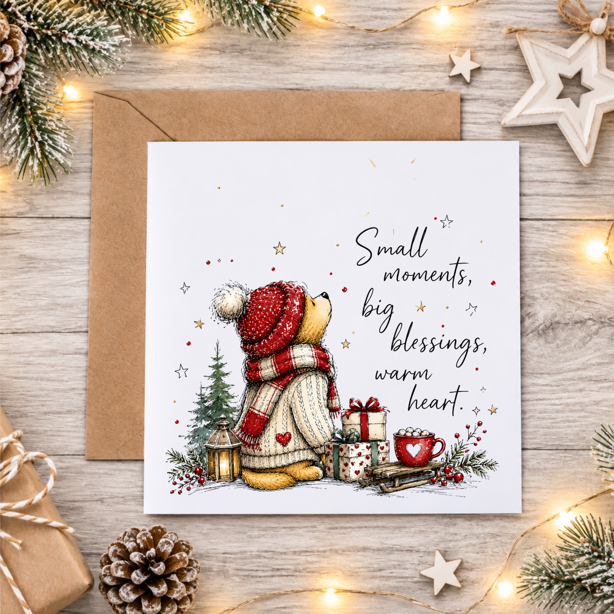 Festive Fox Greeting Card