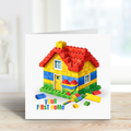 Your First Home Card - Brick House Design - FREE Postage