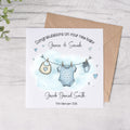 Personalised New Baby Card - Boy / Girl Versions - FREE Postage