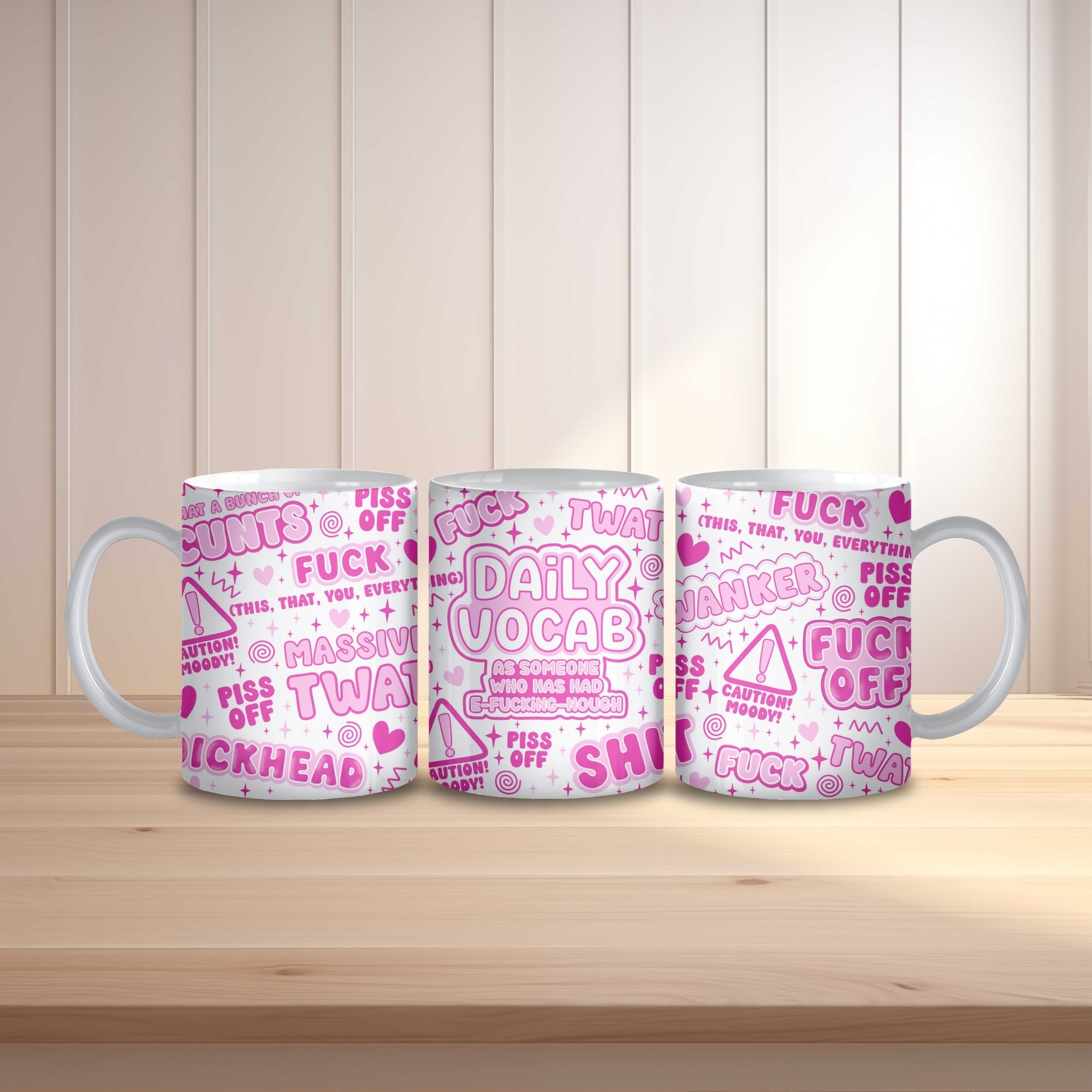 Sweary Mug | Humour Mug | Daily Vocab Humour | 11 oz Ceramic Mug