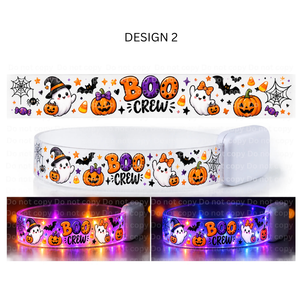 LED wristband - 15 DESIGNS - Reusable