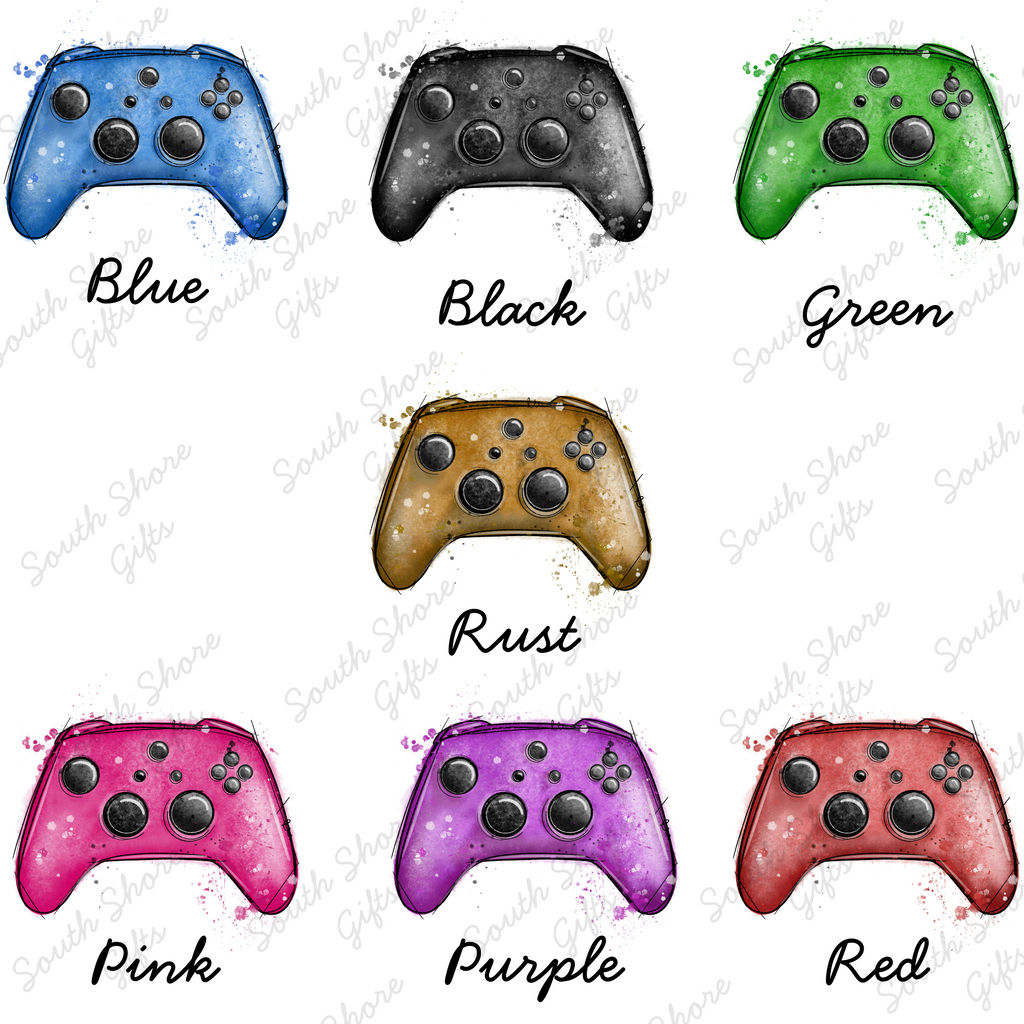 Personalised Gamer Cushion – Multiple Colours Available