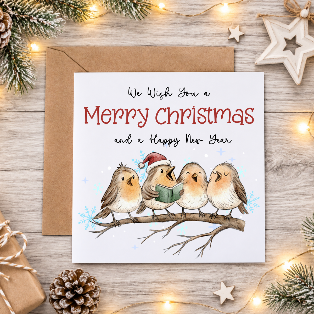 Robins Chorus Christmas Card - FREE Postage