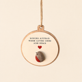 Robins Appear 3D Hanging Decoration 16cm