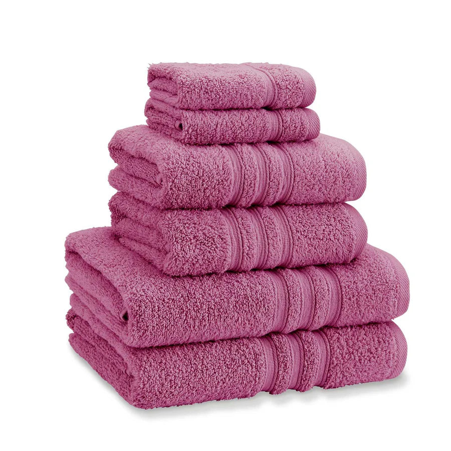 Zero Twist 6 Piece Towel Bale Set in Raspberry By Catherine Lansfield