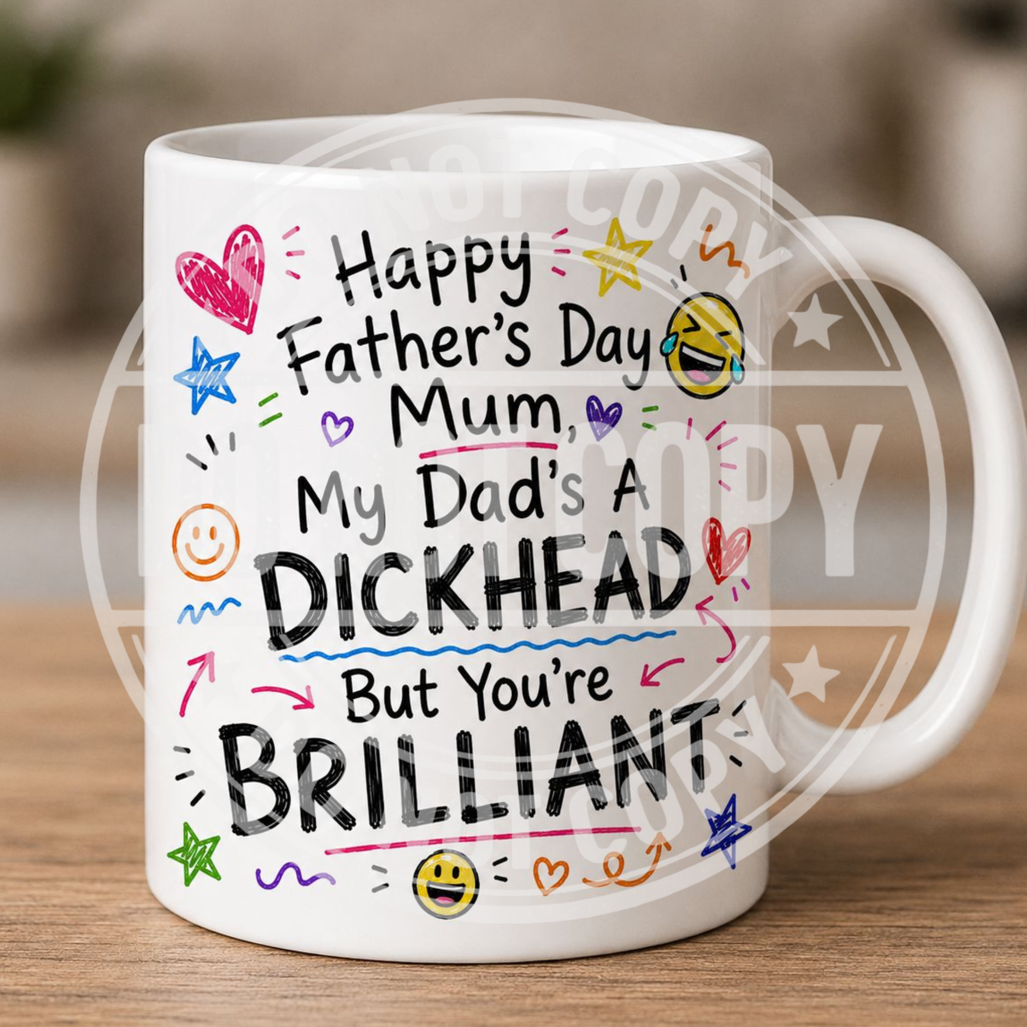 Happy Father’s Day To Mum – Funny & Sweary Mug Collection ☕😂