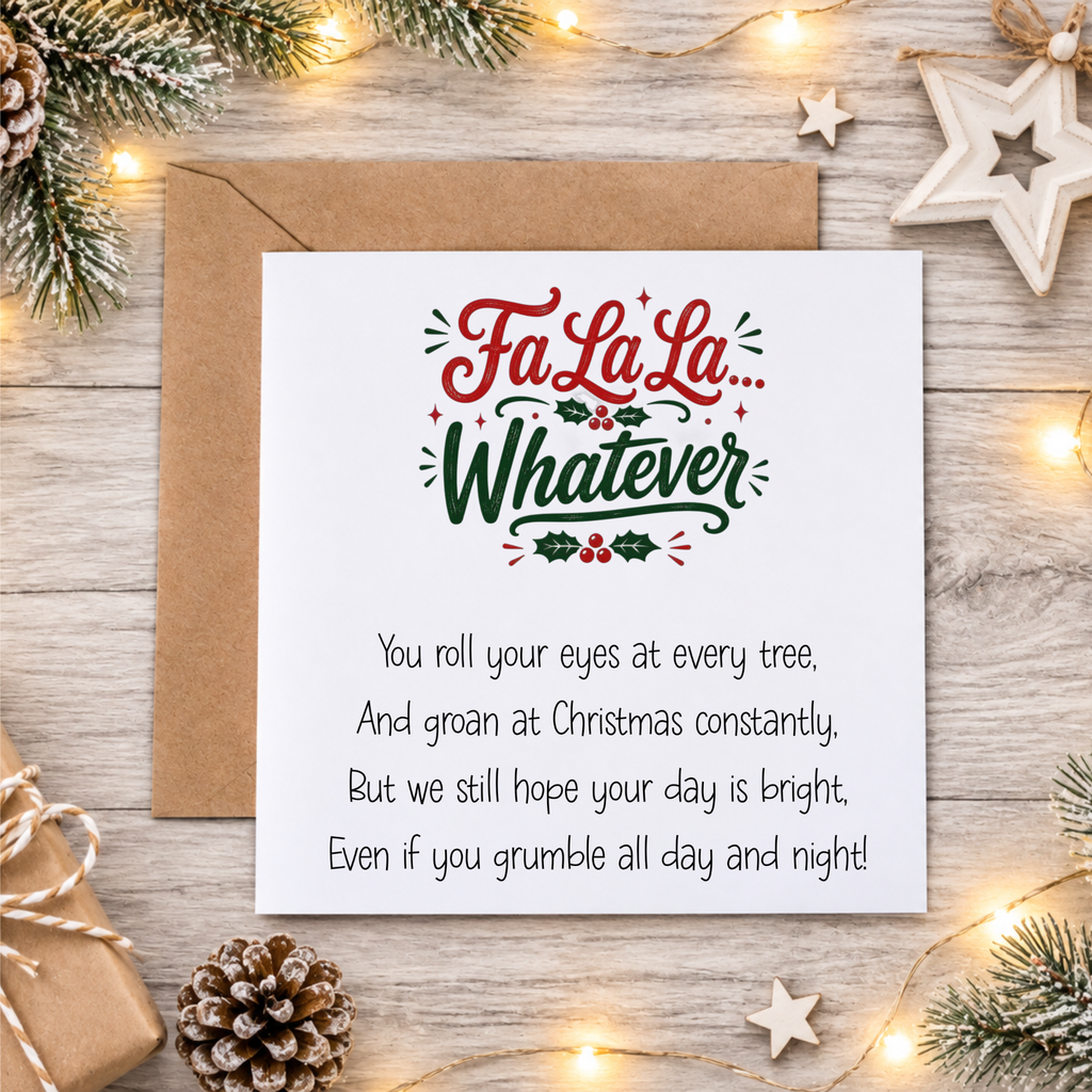 Funny Anti-Christmas Cards – Christmas Grinch, Humbug & Sweary Greeting Cards
