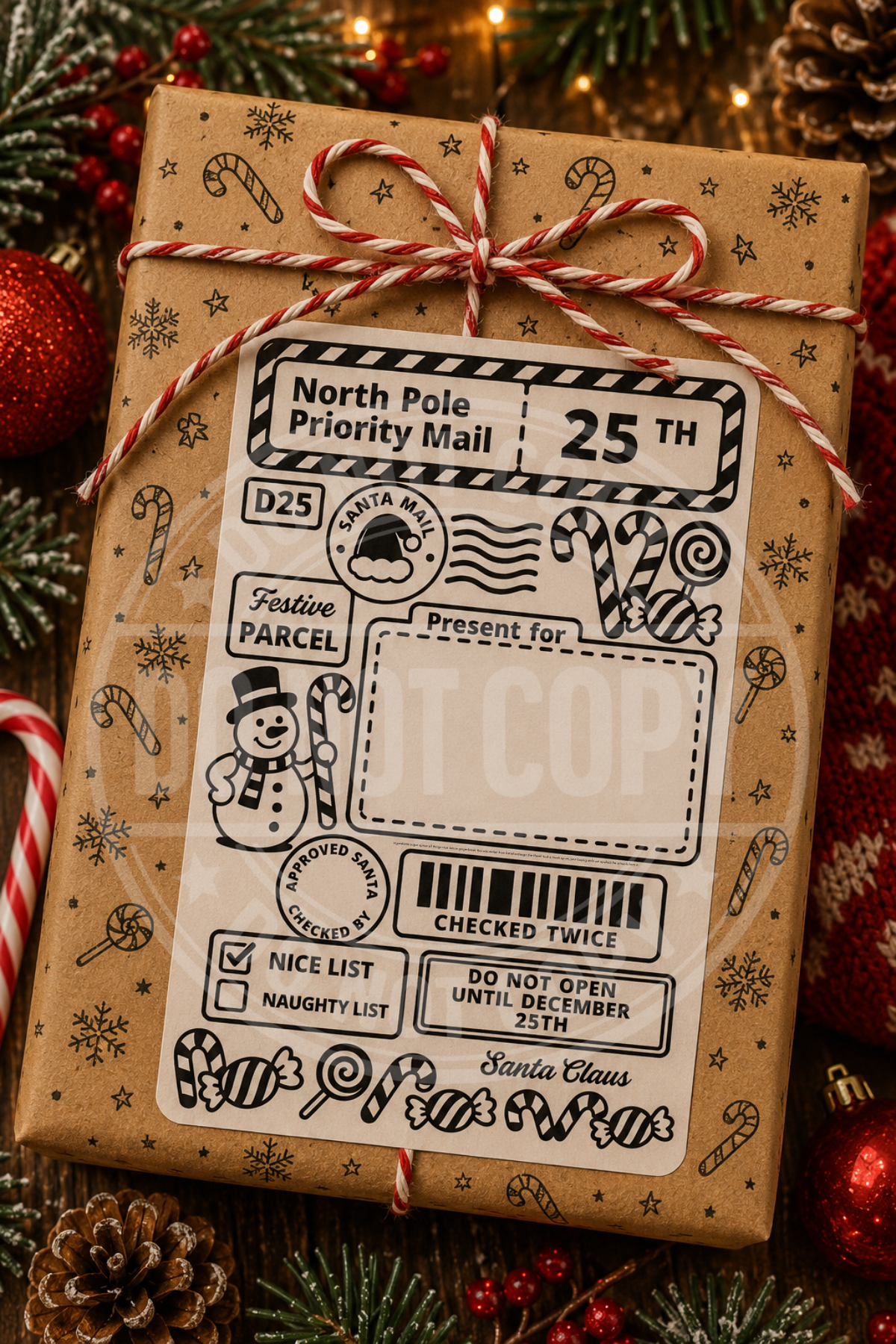 Christmas Gift/Parcel Labels
