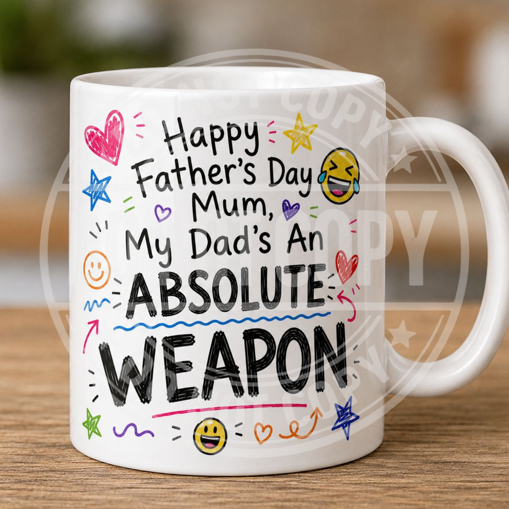 Happy Father’s Day To Mum – Funny & Sweary Mug Collection ☕😂