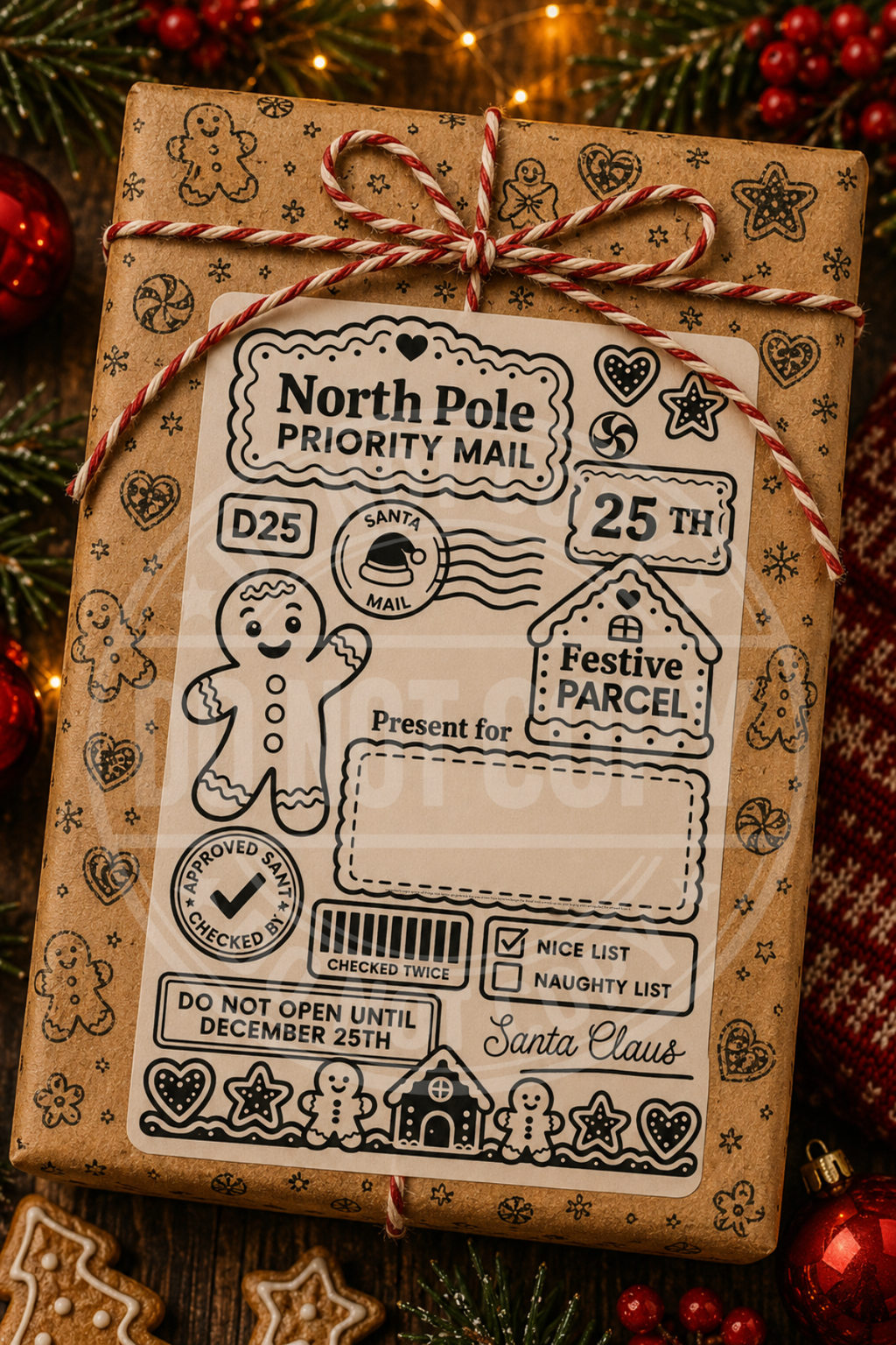 Christmas Gift/Parcel Labels