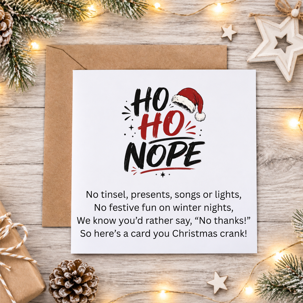 Funny Anti-Christmas Cards – Christmas Grinch, Humbug & Sweary Greeting Cards