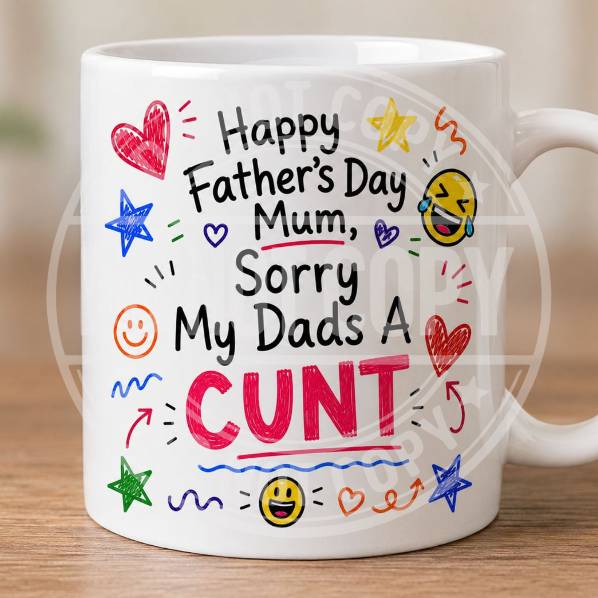 Happy Father’s Day To Mum – Funny & Sweary Mug Collection ☕😂