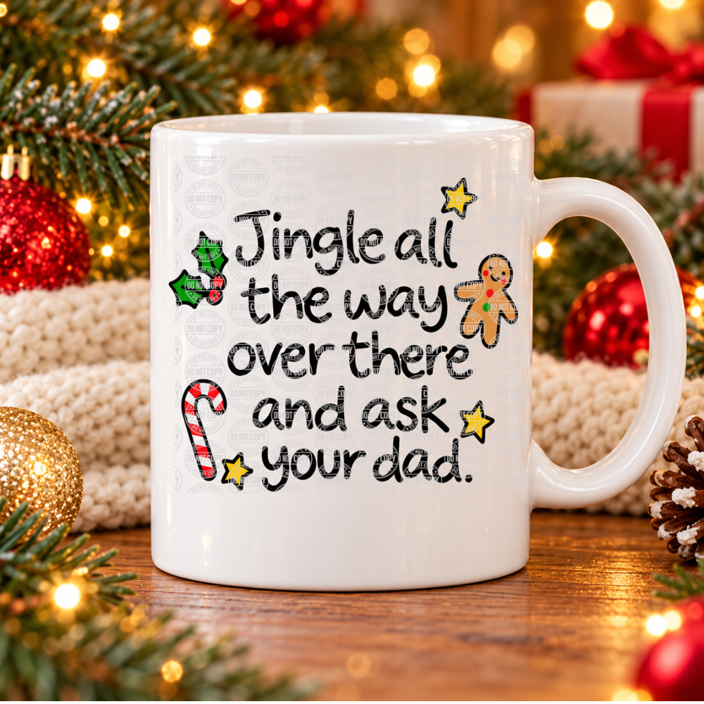 Funny Festive Doodle Mugs – 20 Hilarious Christmas Designs | Personalised 11oz Ceramic Mugs