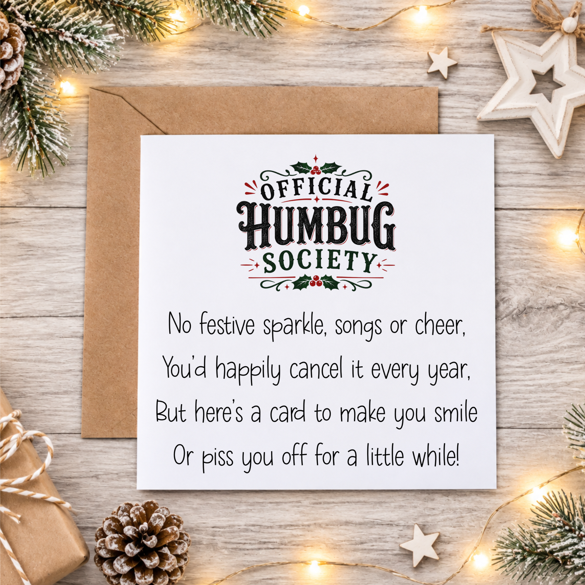 Funny Anti-Christmas Cards – Christmas Grinch, Humbug & Sweary Greeting Cards