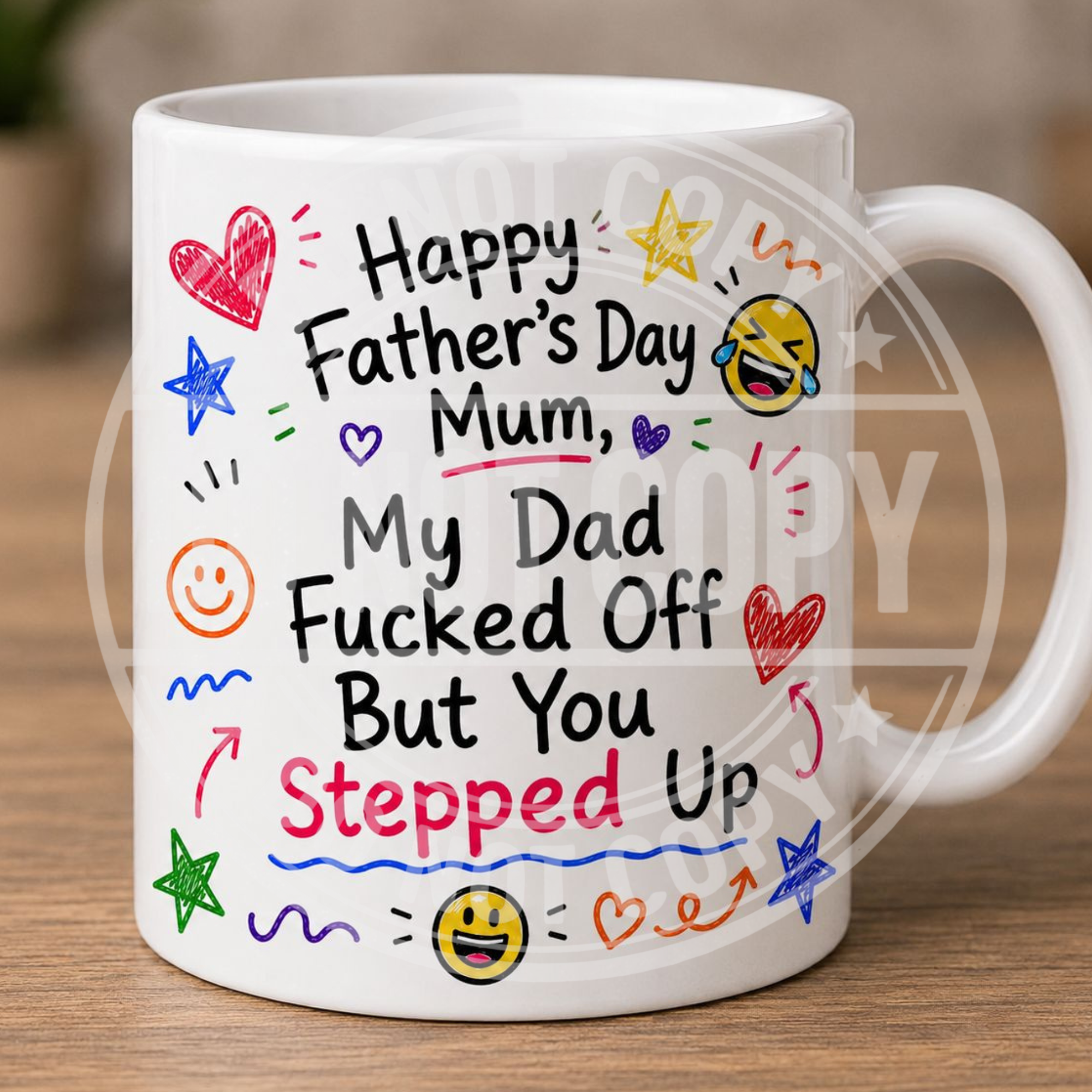 Happy Father’s Day To Mum – Funny & Sweary Mug Collection ☕😂