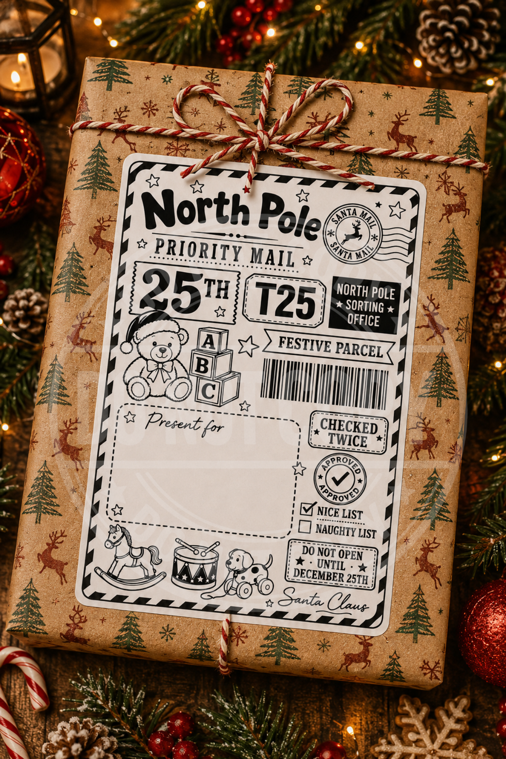Christmas Gift/Parcel Labels