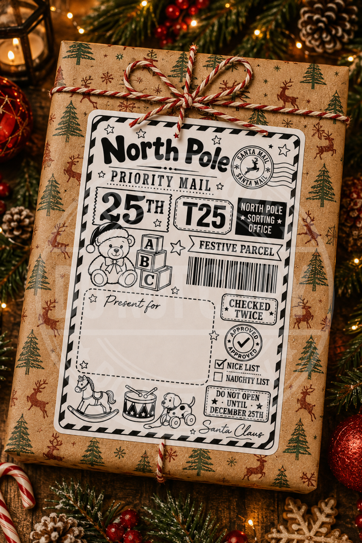 Christmas Gift/Parcel Labels