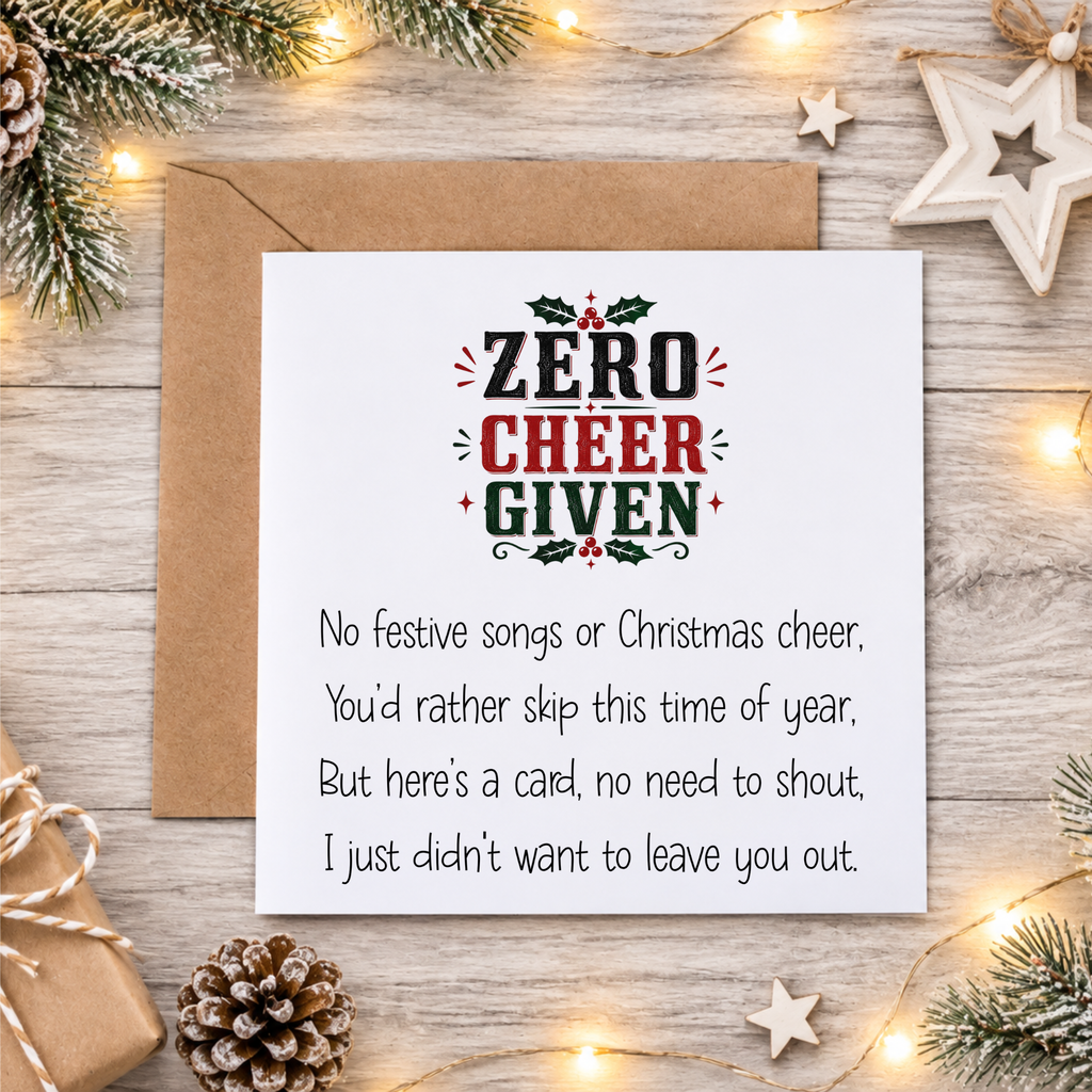 Funny Anti-Christmas Cards – Christmas Grinch, Humbug & Sweary Greeting Cards