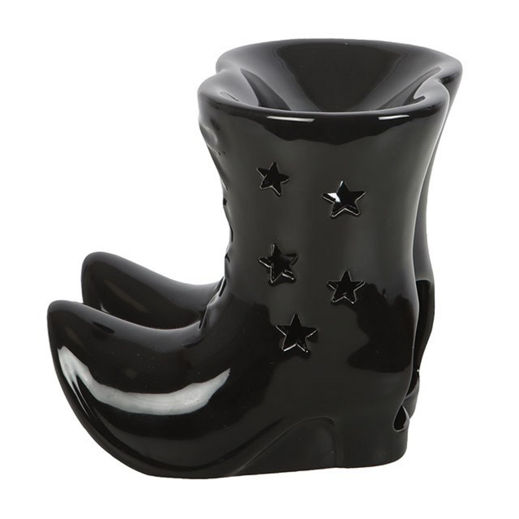 Black Witch Boots Oil Burner