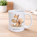 Nutty But Nice Squirrel Mug – Funny Cute Animal Coffee Mug | 11oz Ceramic Tea Cup Gift | Woodland Animal Mug