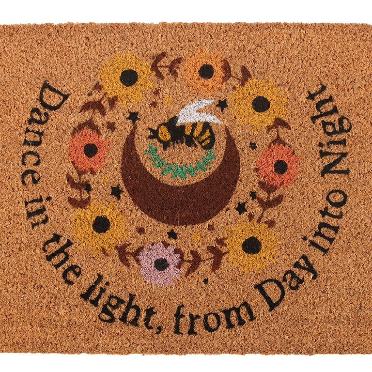 Natural Bee Radiant Doormat