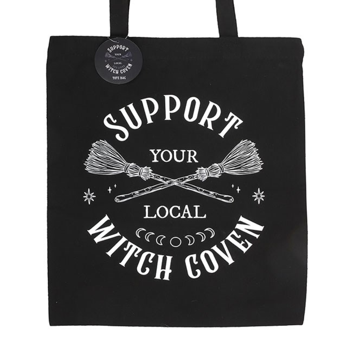 Support Your Local Witch Coven Polycotton Tote Bag