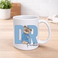 Personalised DR Mug – Custom Doctor Bear Mug | Choice of 4 Designs | 11oz Ceramic