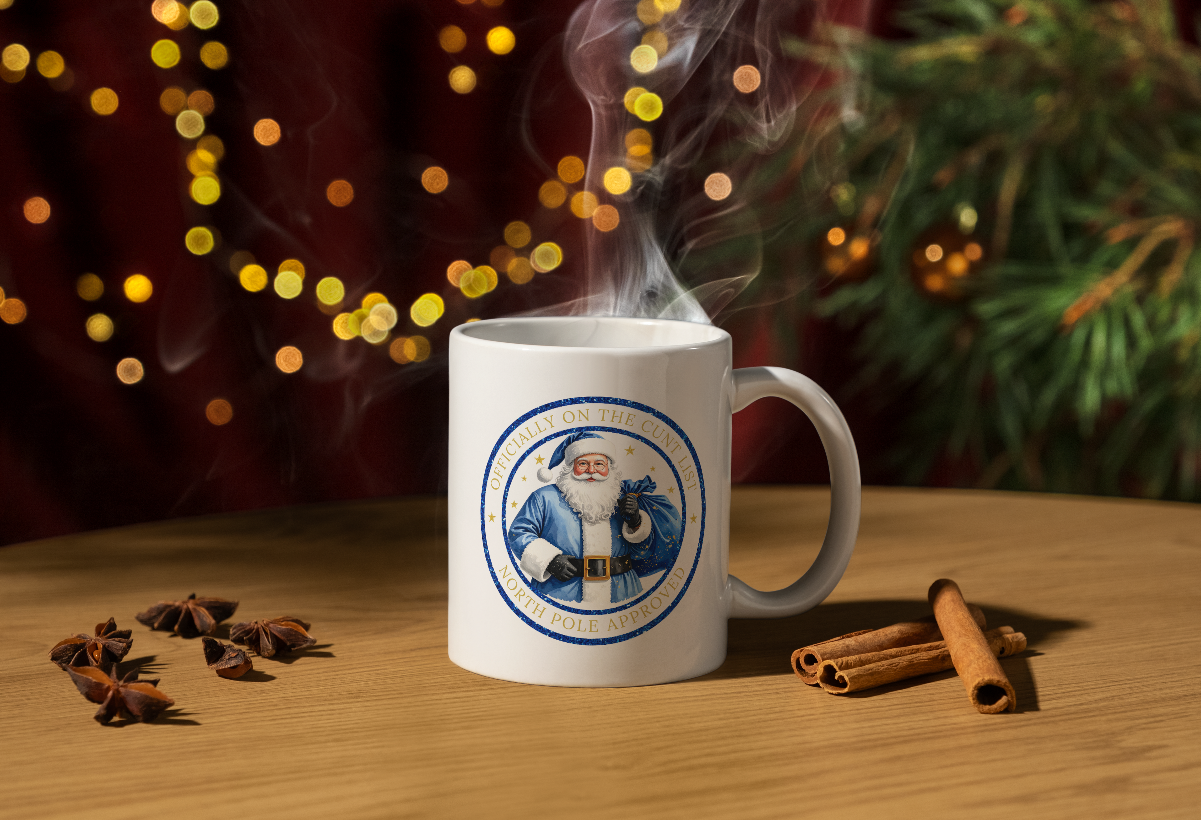 Cheeky Santa Mug C*** List  (LANGUAGE WARNING ⚠️)