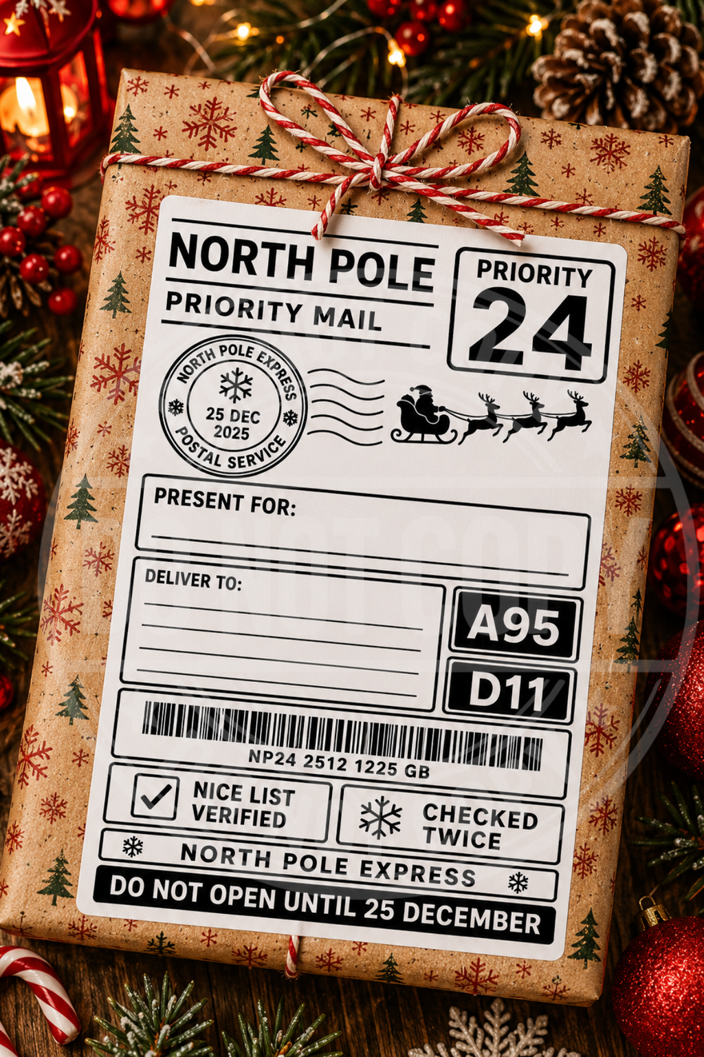 Christmas Gift/Parcel Labels